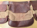 Mission Mercantile canvas & leather bird bag trio, unused - 3 of 6