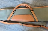 Orvis canvas & leather full-length gun case 50