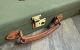 Nizzoli canvas & leather gun case 32