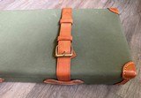 Nizzoli canvas & leather gun case 32