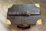 Leather Cartridge Case Custom made Crocodile Leather - 2 of 8