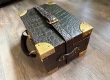 Leather Cartridge Case Custom made Crocodile Leather - 3 of 8
