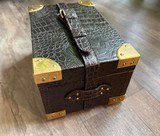 Leather Cartridge Case Custom made Crocodile Leather - 4 of 8