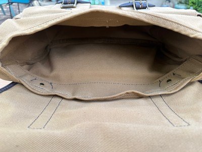 Filson Medium field bag heavy canvas & leather mint condition - Image 4 of 4