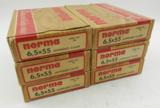 Lot of 6 Boxes of Norma 6.5x55 Brass: 120 Pieces Total - 1 of 3