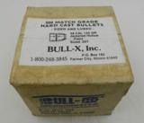 New Box of Bull-X .38 cal 125 grain .357 JHP: 500 Pieces Total - 1 of 1