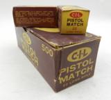 Partial Brick of CIL 22 Long Rifle Match Pistol Collectible Ammo (Missing 1 Box & 1 Box contains 3 Rounds) - 1 of 4