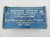 Box of Western Nevada Bullet .38-40 Winchester 175 Grain Bullets: Approx. 500 - 1 of 3