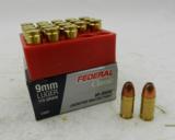 Lot of 12 Boxes of Federal 9mm Luger 115 grain Hi-Shok JHP: 240 Rounds - 2 of 2