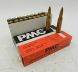 Lot of 11 Boxes of PMC .222 Remington 55 grain FMJ: 220 Rounds - 2 of 2