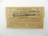 Collectible Ammo: Box of Winchester 7mm Full Patch Cartridges. - 5 of 9