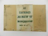 Collectible Ammo: Box of Winchester .303Mk VIIz Cartridges- 2 of 10