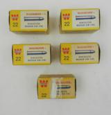 Collectible Ammo: Lot of 5 Boxes of Winchester Super-Speed .22 WMR Cartridges - 1 of 13