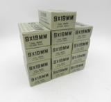 Lot of 13 Boxes of 9x19mm Makarov 124 grain: 650 Rounds - 1 of 3