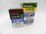 Lot of 5 Boxes of .44 Rem Mag Ammo: 105 Rounds - 1 of 5