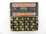 Collectible Ammo: Box of Winchester .45 Auto Rim Cartridges - 7 of 9