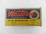 Collectible Ammo: Box of Western .44-40 Winchester 200 gr Soft Point Cartridges - 2 of 10