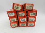 Lot of 11 Boxes of Hornady .38 cal 158 grain Lead Cast Bullets: Approx. 1100 Pieces - 1 of 3