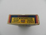 Collectible Ammo: Winchester Super Speed .270 Win 130 grain Pointed Expanding, Catalog No. K2702C - 6 of 13