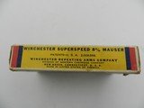 Collectible Ammo: Winchester Super Speed 8 m/m Mauser 170 grain Soft Point, Catalog No. K8004C - 7 of 15