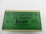 Collectible Ammo: Winchester .32 Short Rim Fire, Green Label, Catalog No. K3251R - 1 of 12