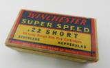 Collectible Ammo: Winchester Super Speed Kopperklad .22 Short, Catalog No. K2214R - 2 of 11