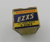 Collectible Ammo: Winchester EZXS Precision .22 Long Rifle Lesmok Match Cartridges, Catalog No. K2238R. - 6 of 12