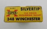 Collectible Ammo: Western Super-X Silvertip .348 Winchester 150 grain Expanding Bullet, Catalog No. 3481 - 6 of 13