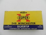 Collectible Ammo: Western Super-X Silvertip .348 Winchester 150 grain Expanding Bullet, Catalog No. 3481 - 2 of 13