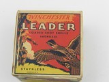 Collectible Ammo: Winchester Leader 16 Gauge 1933-1943 Vintage - 1 of 13