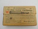 Collectible Ammo: Winchester 7 m/m Full Patch Cartridges for Mauser and "Colt and other Automatic Machine Guns"
(6505) - 2 of 13
