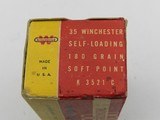 Collectible Ammo: Winchester .351 Winchester Self-Loading, 180 grain Soft Point, WSL, Catalog No. K3521C (6514) - 11 of 12