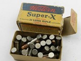 Collectible Ammo: Western Super-X and Winchester Super-Speed, Leader .22 Shot, Long, LR, W.R.F. 12 boxes (#6327) - 12 of 18