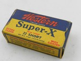 Collectible Ammo: Western Super-X and Winchester Super-Speed, Leader .22 Shot, Long, LR, W.R.F. 12 boxes (#6327) - 4 of 18