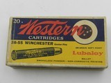 Collectible Ammo: Western Super-X .38-55 Winchester 255 grain Soft Point, Bullseye Box, Catalog No. K1469C (6565) - 1 of 11