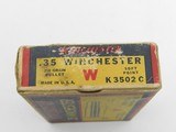 Collectible Ammo: Winchester .35 Winchester for the Model 1895, 250 Grain Soft Point Catalog No. K3502C
(6566) - 7 of 13