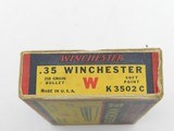 Collectible Ammo: Winchester .35 Winchester for the Model 1895, 250 Grain Soft Point Catalog No. K3502C
(6566) - 8 of 13