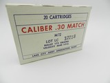 Collectible Ammo: Lake City 1965 Match M72 .30-06 White Box - 2 of 7