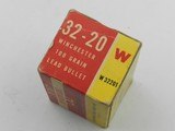 Collectible Ammo: Winchester .32-20 Win 100 grain Lead Bullet, Catalog No. W32201
(#6580) - 8 of 10