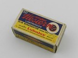 Collectible Ammo: Western .32-20 Win 100 grain Lubaloy Bullet, Bullseye Box, Western Catalog No. 32201
(#6585) - 1 of 10