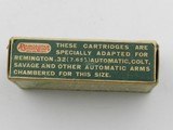 Collectible Ammo: Remington Kleanbore .32 Auto (7.65 mm), 71 grain Metal Cased Bullet, Dog Bone Box, Catalog No. R151 (#6590) - 9 of 11