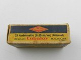 Collectible Ammo: Vintage Western Bullseye Box and Winchester 1932 Box, Rem UMC .25 Auto (#6591) - 16 of 18