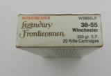 Collectible Ammo: Two Boxes of Winchester .38-55: Legendary Frontiersman and Oliver Winchester, 255 gr SP (#6601) - 9 of 17