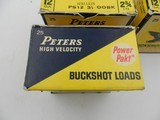 Collectible Ammo: Eight 25-Round Boxes of 12 Gauge Buckshot and Slugs by Western, Peters, and Remington (#6602) - 3 of 16