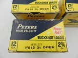 Collectible Ammo: Eight 25-Round Boxes of 12 Gauge Buckshot and Slugs by Western, Peters, and Remington (#6602) - 2 of 16