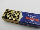 Collectible Ammo: 6 Boxes Vintage .22 Short: Winchester Lesmok, Peters Filmkote, Western Super-X H.P., J.C. Higgins, Rem Hi-Speed Kleanbore (#6611 - 12 of 19