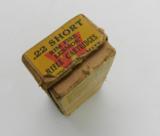 Collectible Ammo: 6 Boxes Vintage .22 Short: Winchester Lesmok, Peters Filmkote, Western Super-X H.P., J.C. Higgins, Rem Hi-Speed Kleanbore (#6611 - 7 of 19