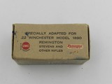 Collectible Ammo: Remington UMC .22 Winchester Smokeless .22 W.R.F. for Winchester Model 1890 (#6612) - 5 of 11