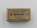 Collectible Ammo: Remington UMC .22 Winchester Smokeless .22 W.R.F. for Winchester Model 1890 (#6612) - 2 of 11