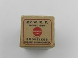 Collectible Ammo: Remington UMC .22 Winchester Smokeless .22 W.R.F. for Winchester Model 1890 (#6612) - 9 of 11